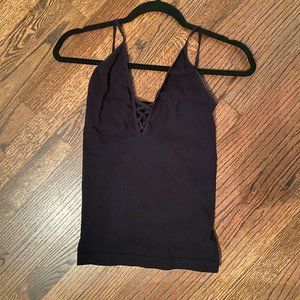Black Free People Tank